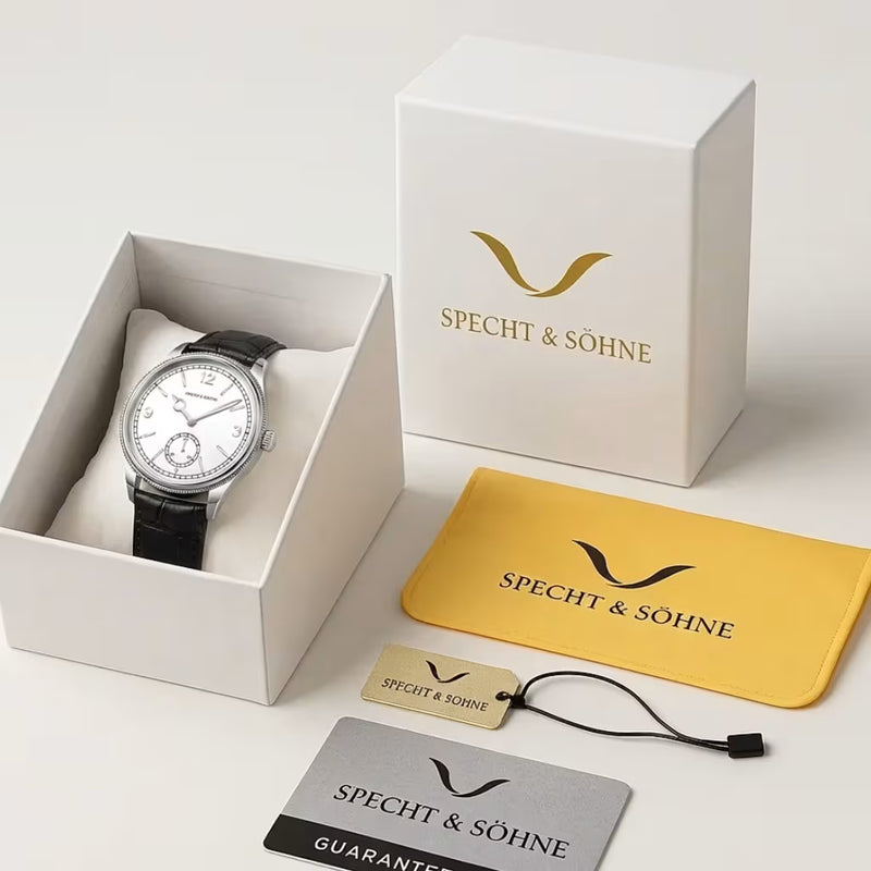 Relogio Automatico Invictus 1986 White — Pulseira de Couro